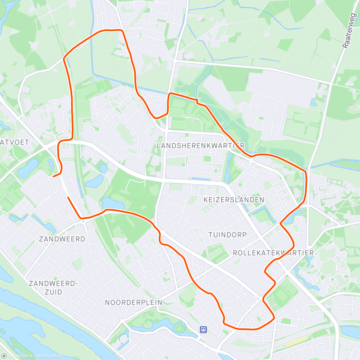 Map of the activity, Rondje Deventer