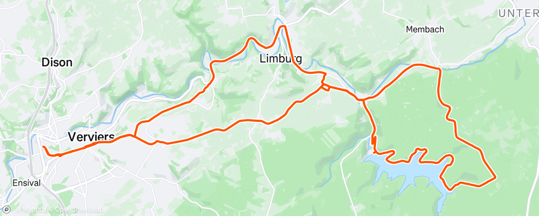 Map of the activity, Morning Ride