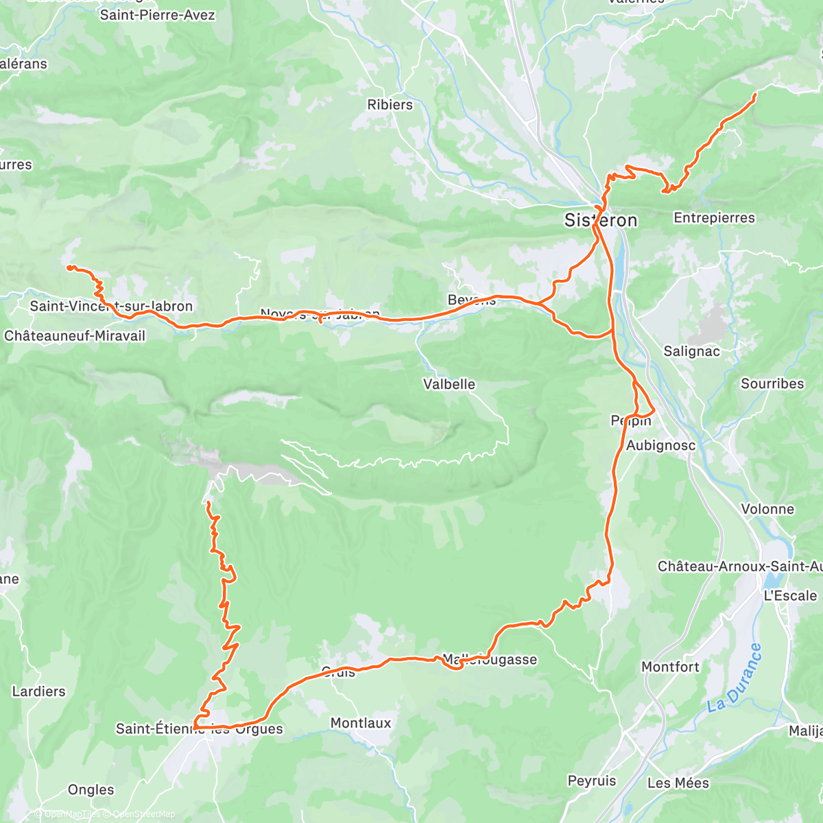 Карта физической активности (Sortie vélo le matin)