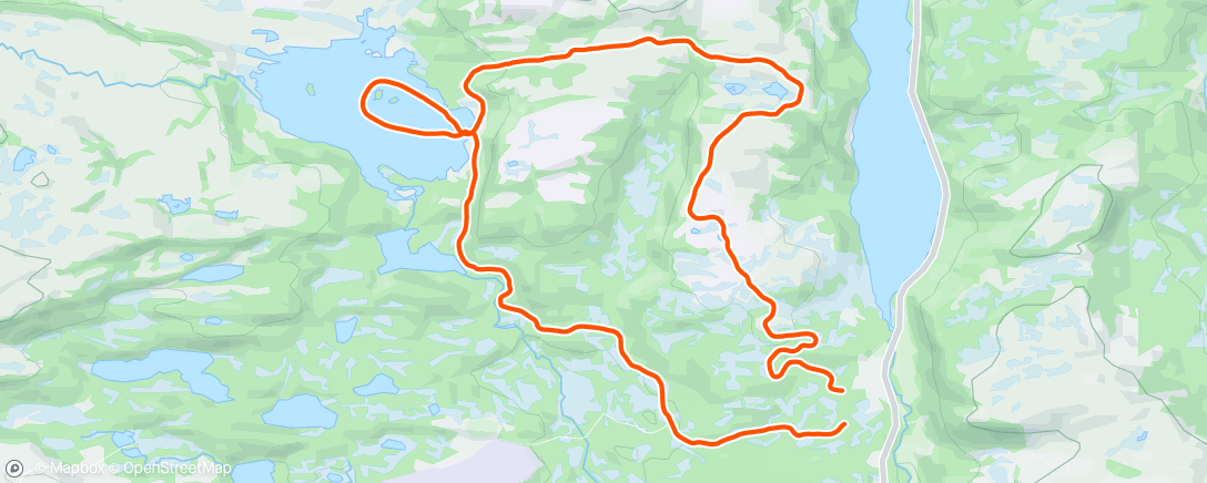 Map of the activity, Skitur med store og små, rusletur😊👍