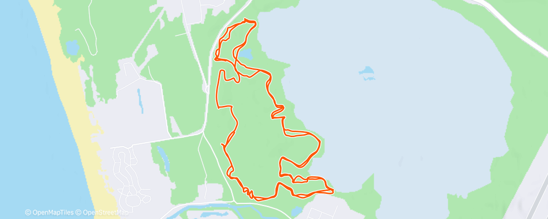 Map of the activity, Дневной велозаезд