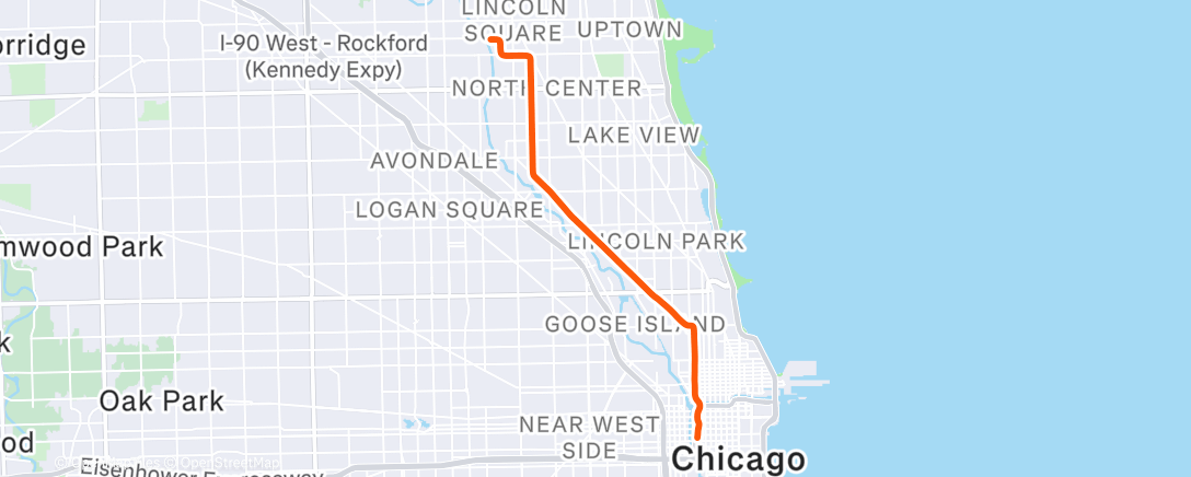 Карта физической активности (Afternoon Ride)