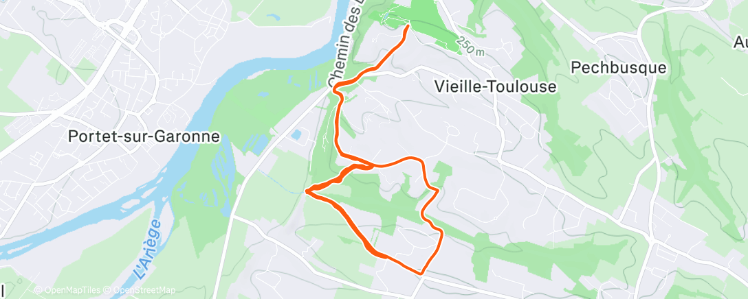 Map of the activity, Up and down