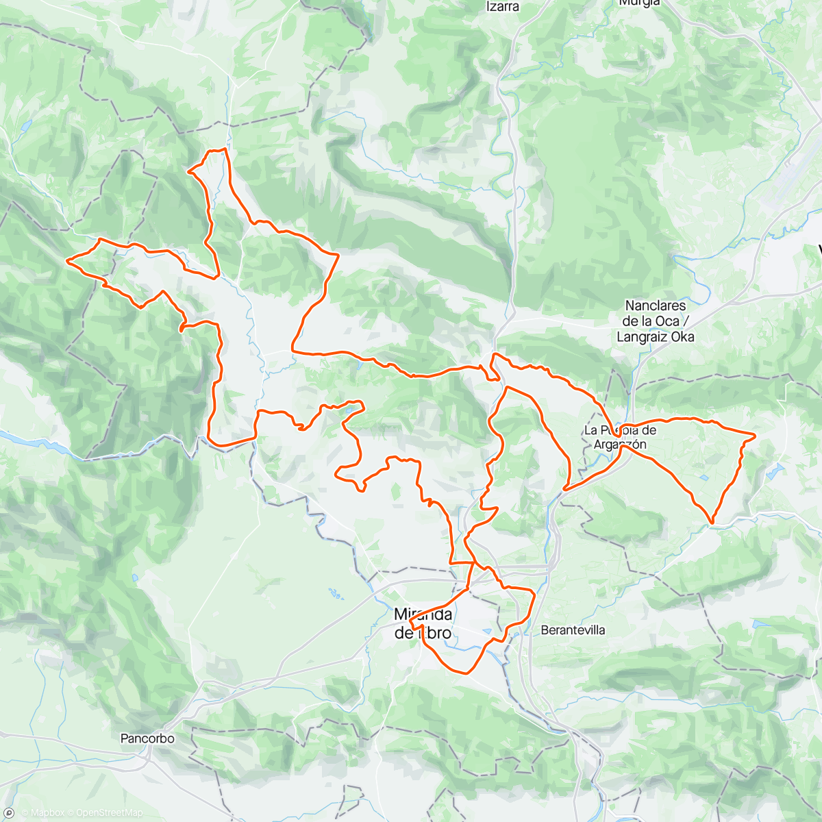 Map of the activity, Ebro Gold Ride "La clásica del norte"