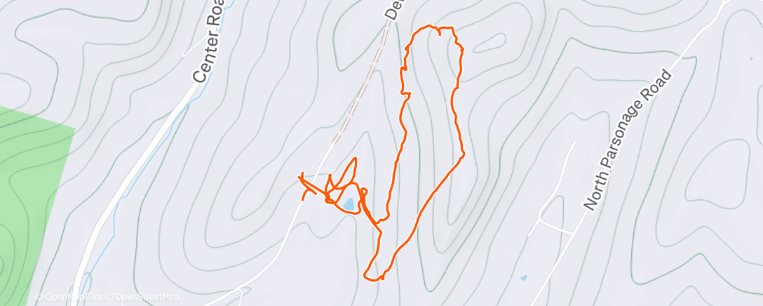 Map of the activity, Nordic freeride world tour