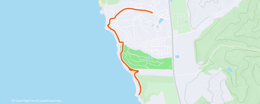 Карта физической активности (Afternoon Run)