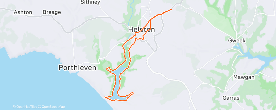 Map of the activity, Afternoon Arc kit check run