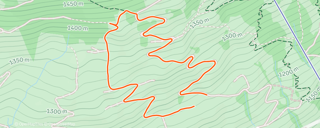Map of the activity, Mittagswanderung