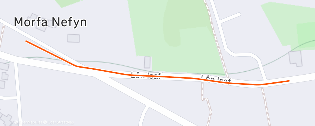 Map of the activity, Morning Walk