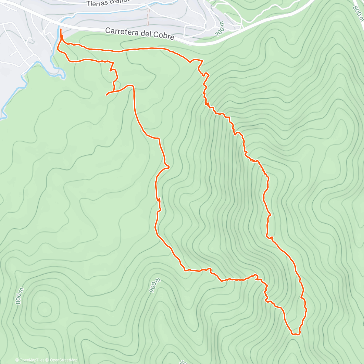 Карта физической активности (Cuando te pilla la noche...)