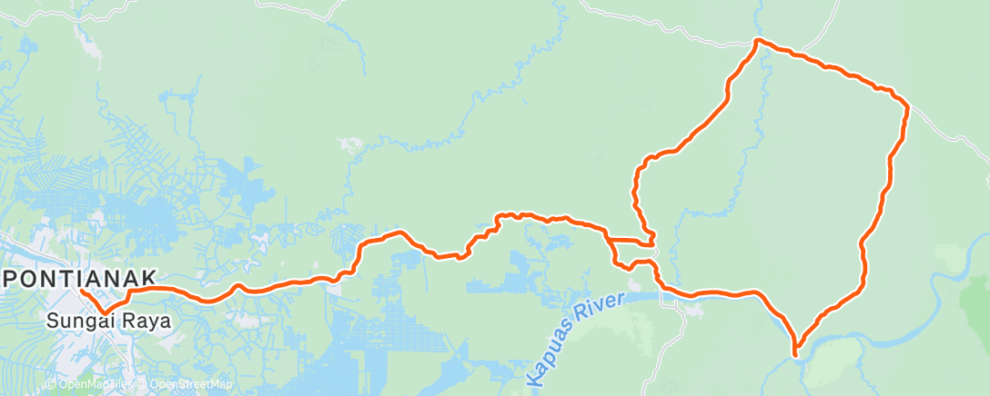 Map of the activity, Meliau loop