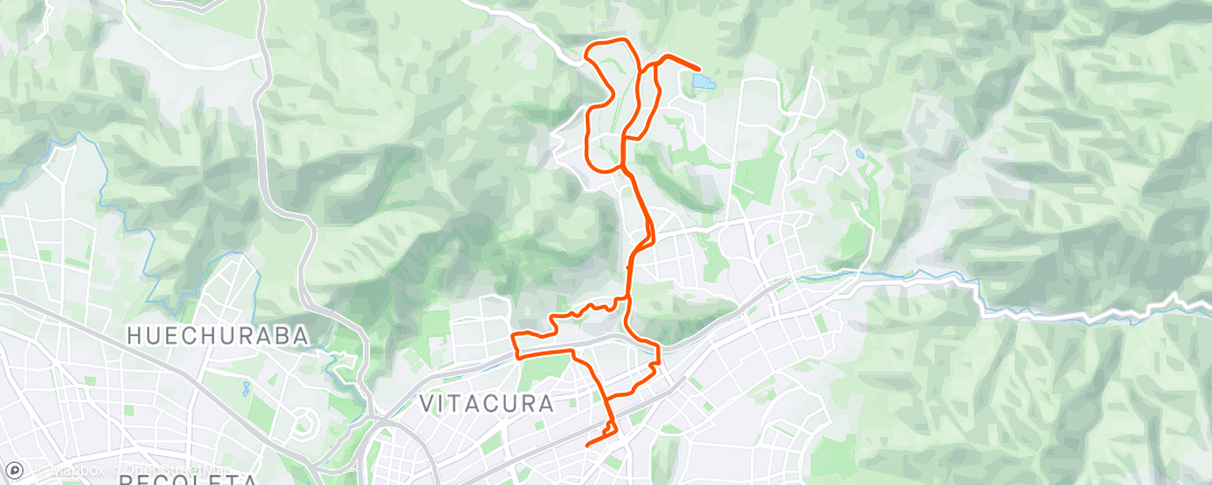 Mapa de la actividad (Vuelta ciclista por la mañana)