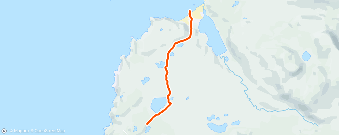 Map of the activity, Sandwood bay 😍