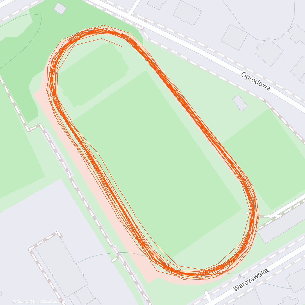 Карта физической активности (Afternoon Run)