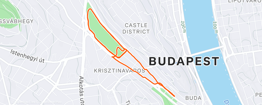 Map of the activity, “JASJ” = Just A Shakeout Jog