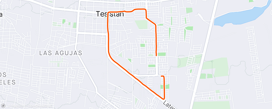 Mapa da atividade, Caminata por la mañana 