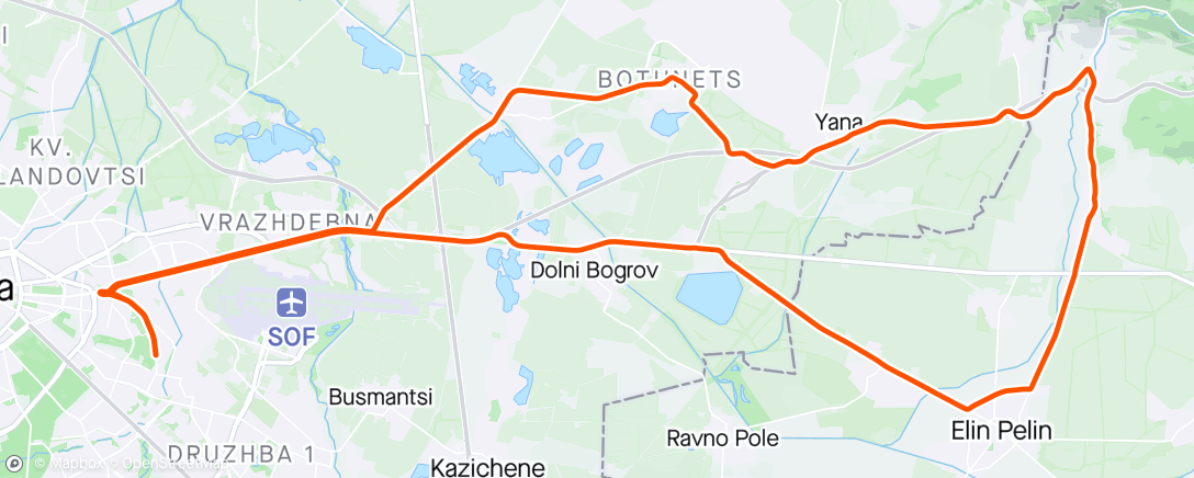 Map of the activity, BG MAMIL Tour 2024-34