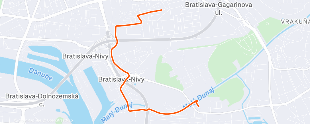 Карта физической активности (Morning Ride)