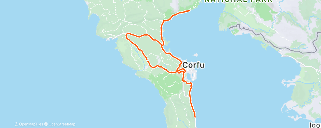 Карта физической активности (Morning Ride)