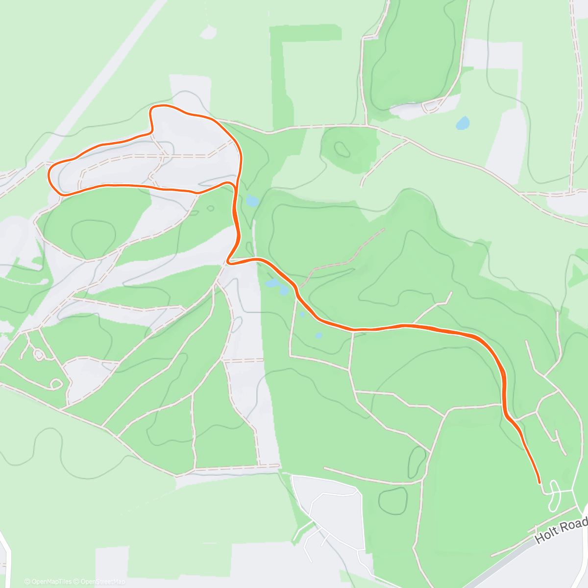 Карта физической активности (Sheringham Parkrun)