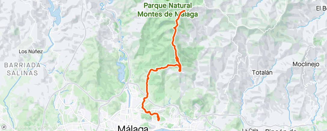 Mapa de la actividad (Bicicleta por la mañana)