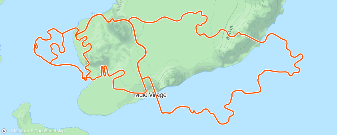 Map of the activity, Zwift Training Camp #14
