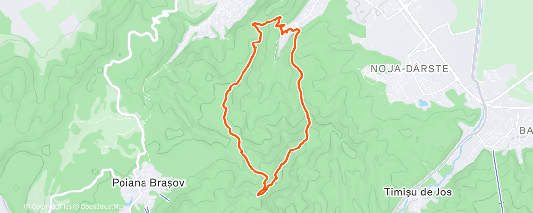 Map of the activity, Winter Crucuri Racadau Kermen