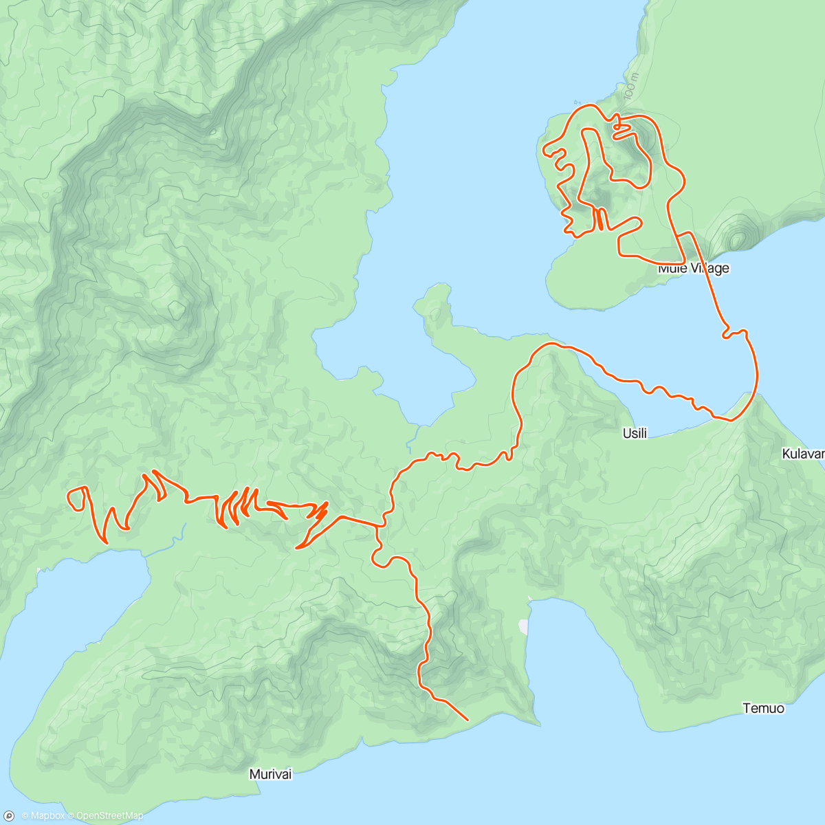 Map of the activity, Zwift - Threshold #2 in Watopia