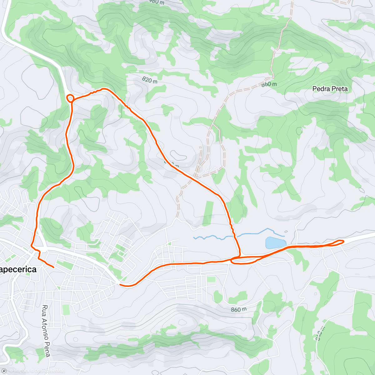 Carte de l'activité O último sábado de 2024 tinha que ter chuva!!