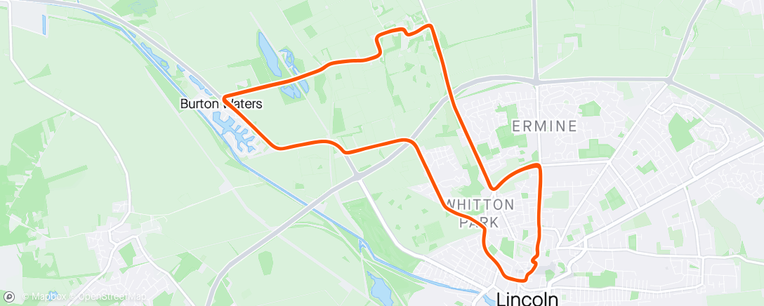 Map of the activity, Lincoln GP