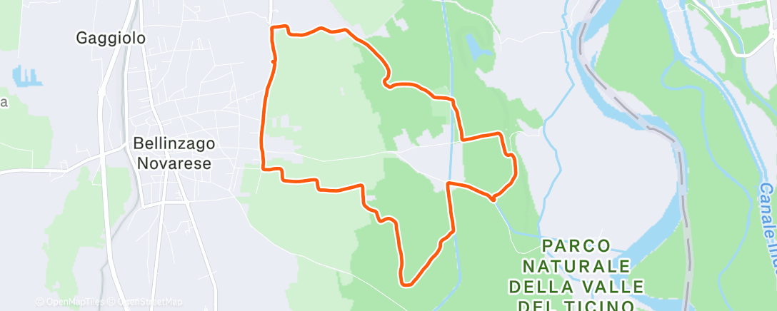 Map of the activity, Prima uscita della settimana... ed è giovedì