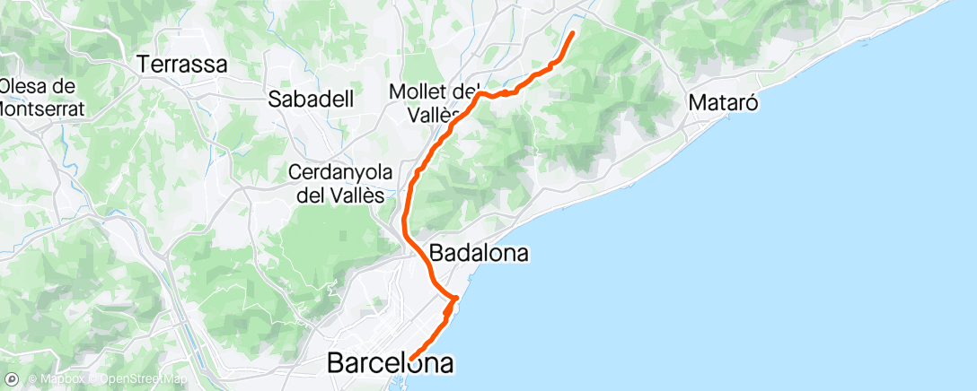 Map of the activity, bcna/La roca/bcna