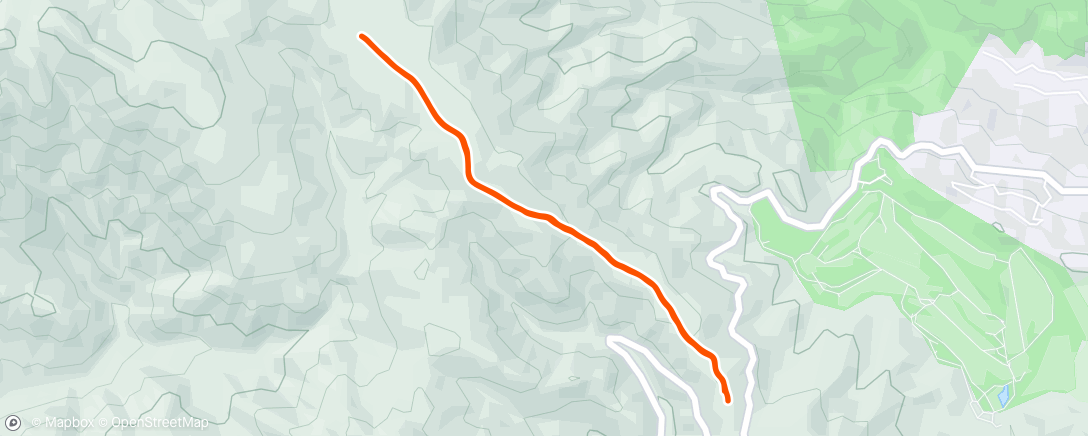 Carte de l'activité Gorgeous run/hike