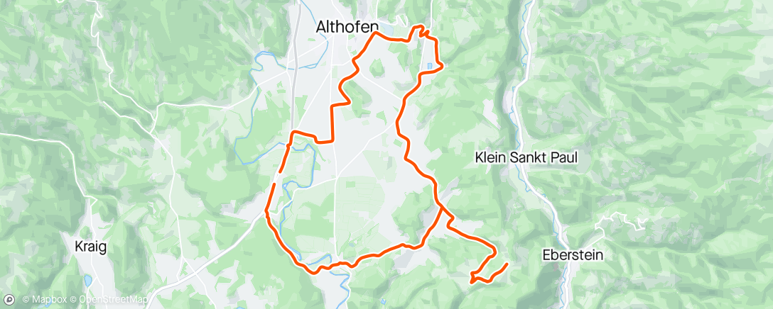 Map of the activity, 3.MTB