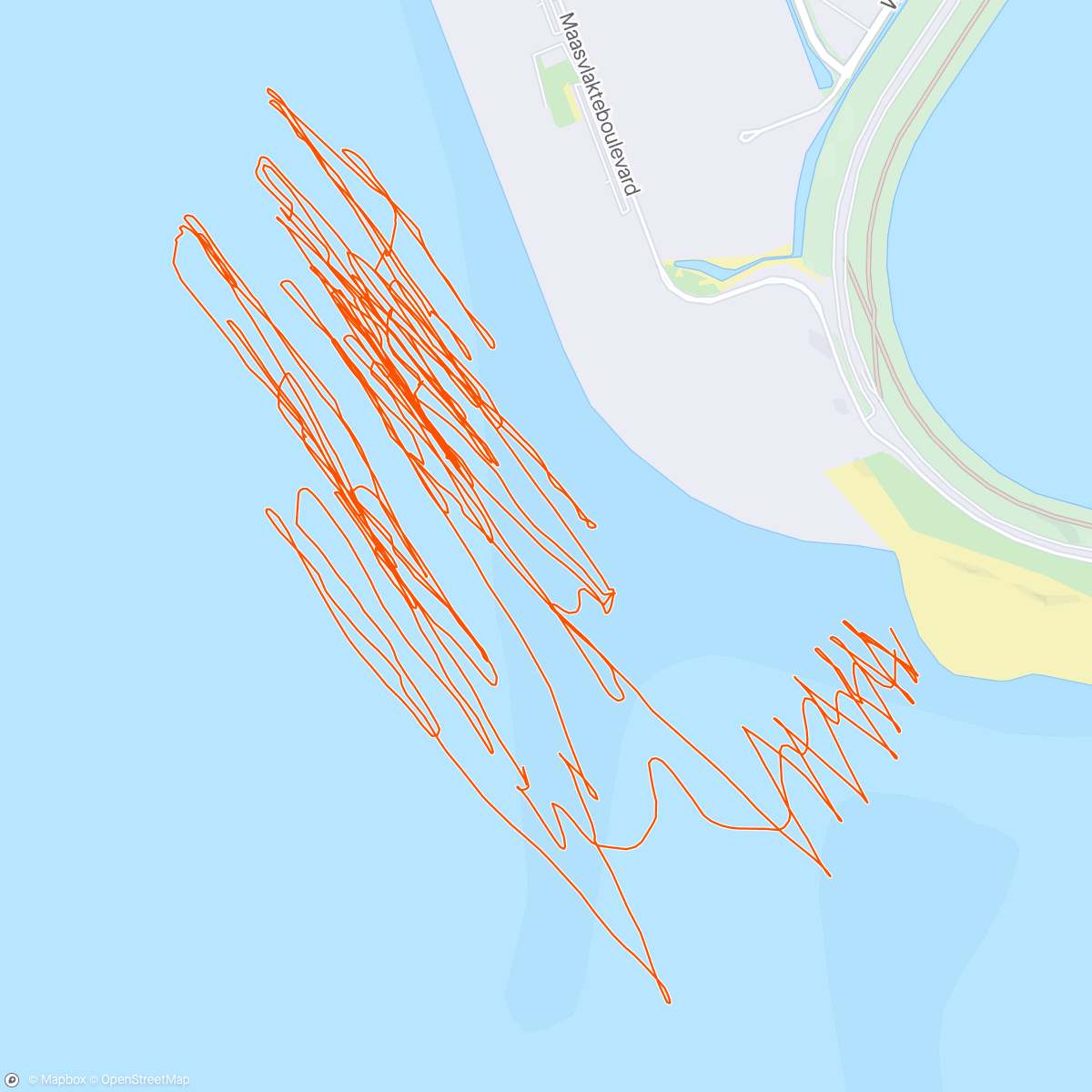 Map of the activity, Kite 9M superclean