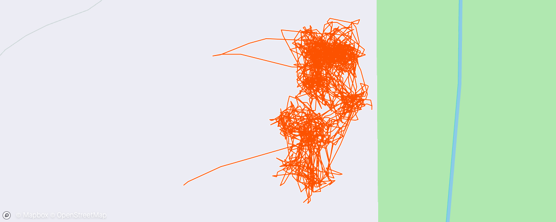 Map of the activity, Evening Tennis