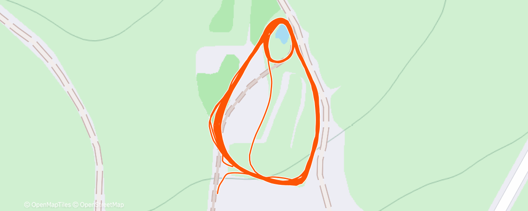 Map of the activity, Pokus o běžky