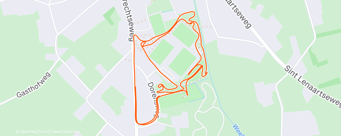 Карта физической активности (Ochtendrit)