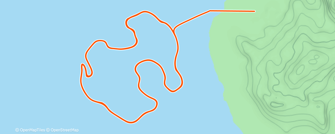 Map of the activity, 4x 15min intensief