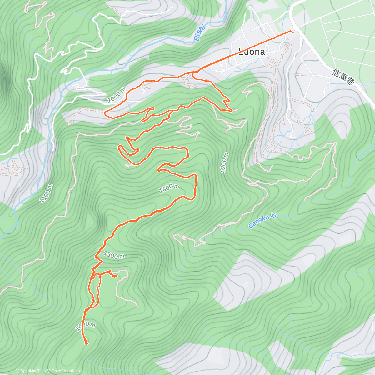Map of the activity, 羅娜山 Christmas in Lona