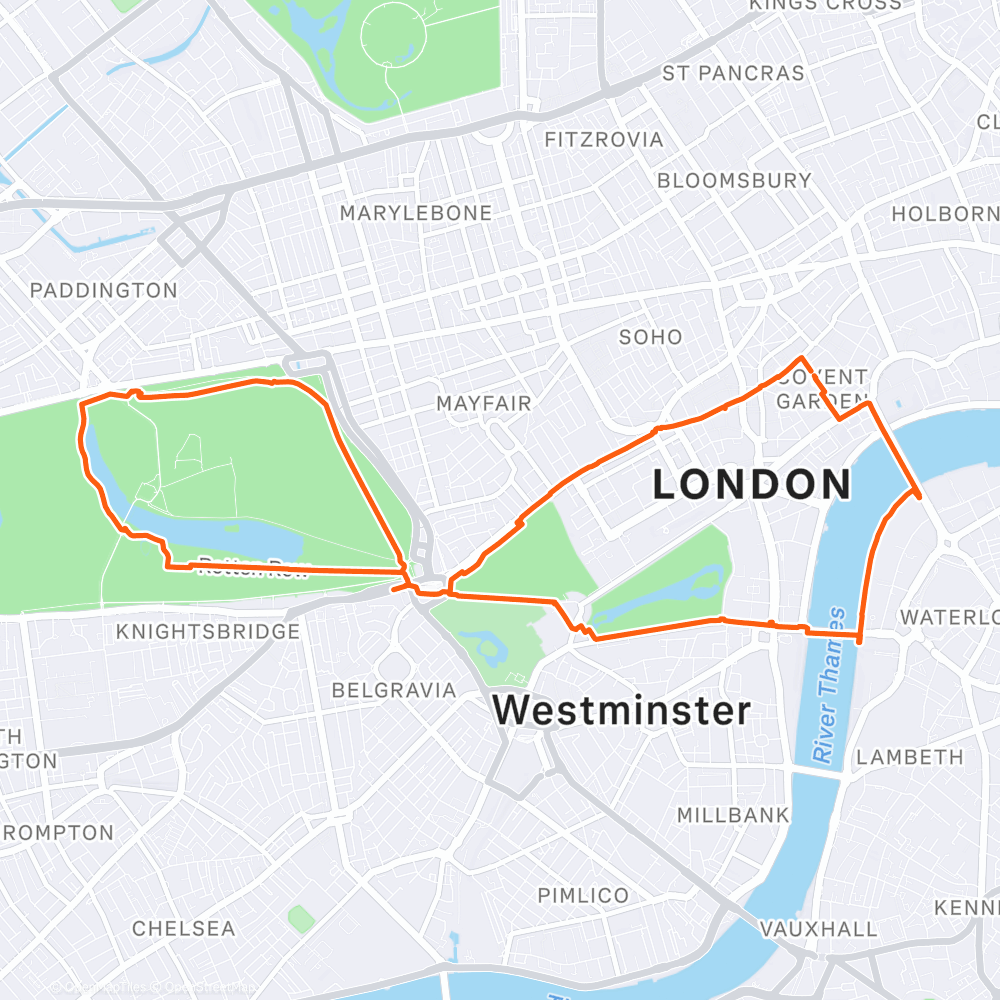 Map of the activity