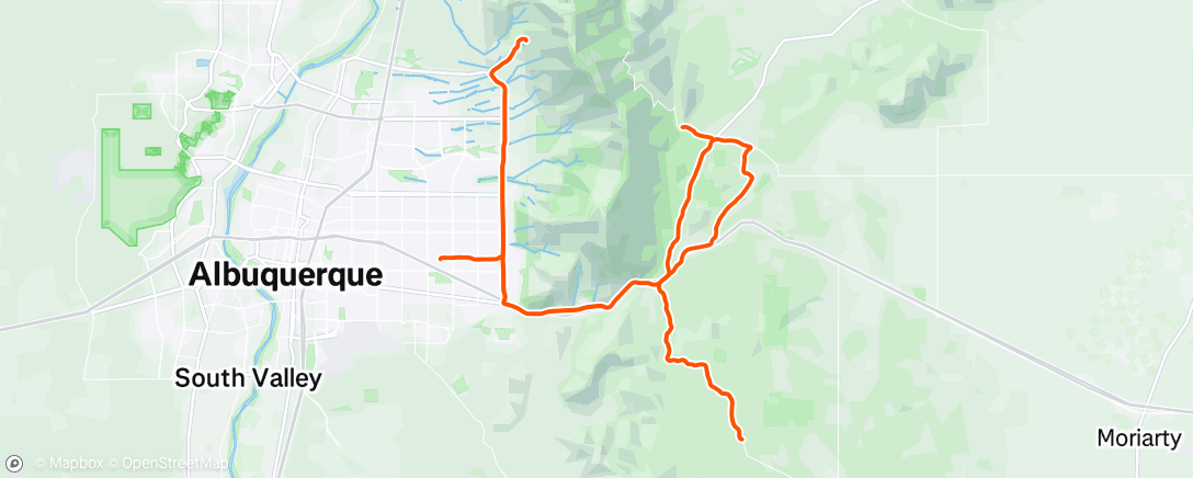 Map of the activity, Fun group ride today