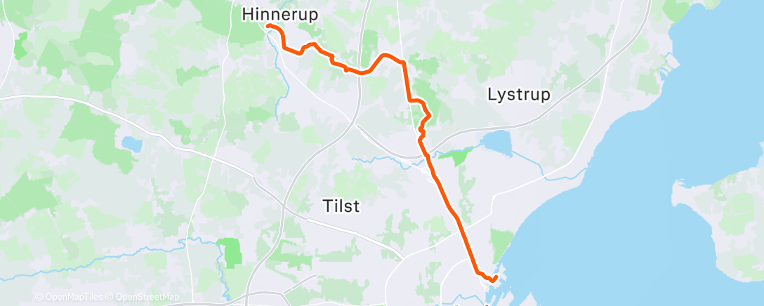 Map of the activity, Morning Ride