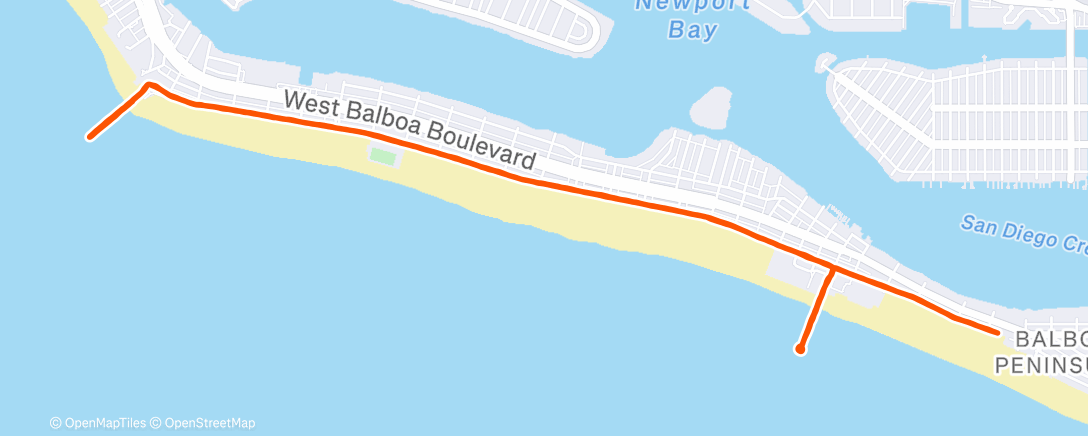 Mappa dell'attività Afternoon Run