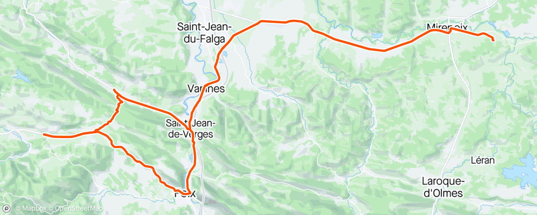 Map of the activity, Foix / Basis