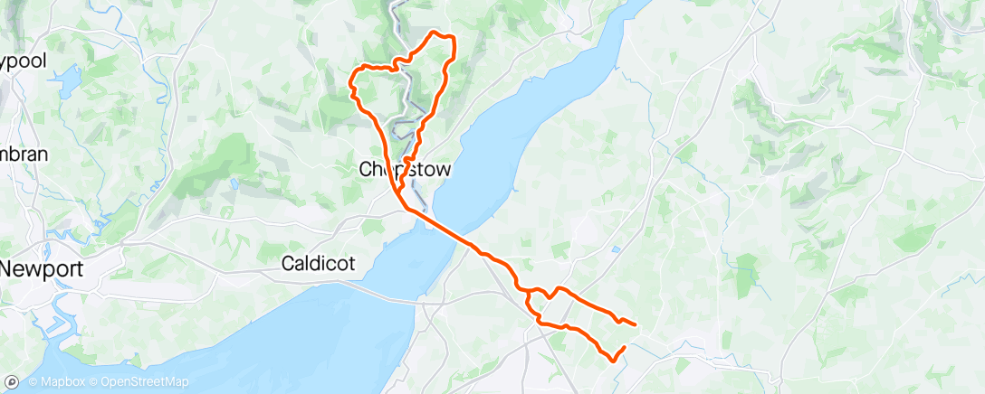 Map of the activity, Just me and Mr no Strava.
