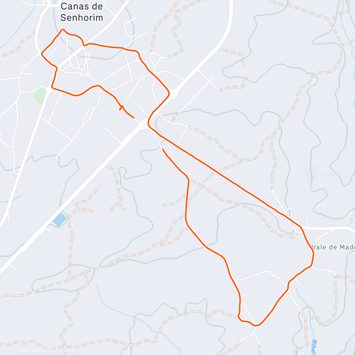 Map of the activity, 30’ rolantes 🌤️🏔️🏃🏻