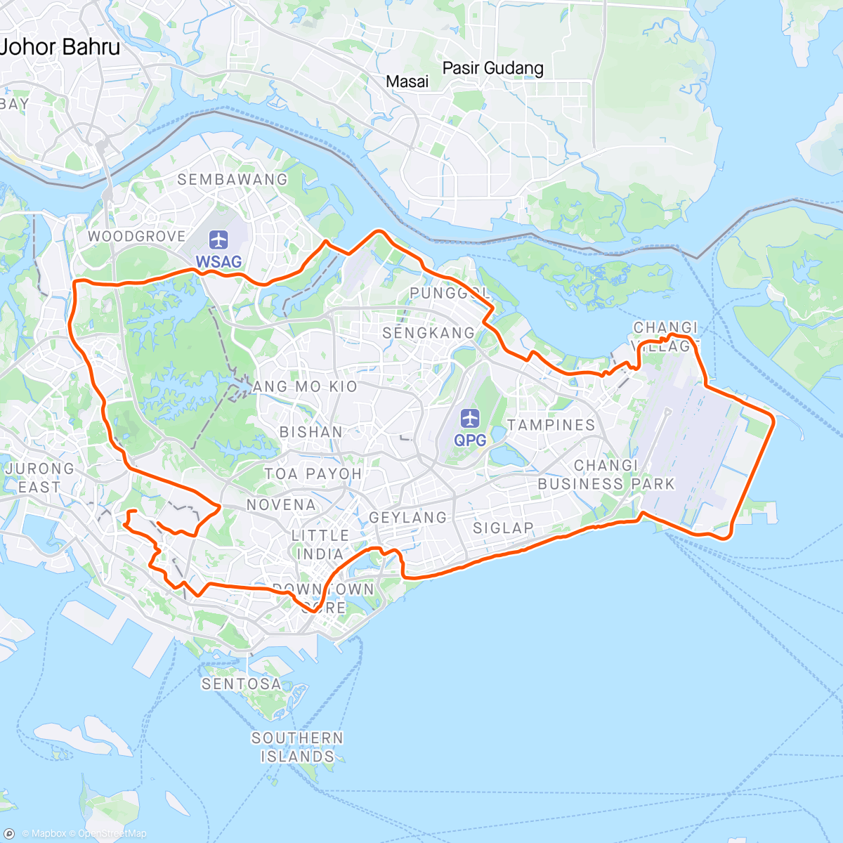 Map of the activity, Long East Ride with Alister