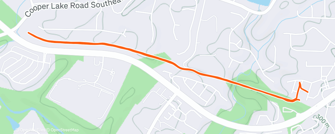 Map of the activity, Lunch Walk