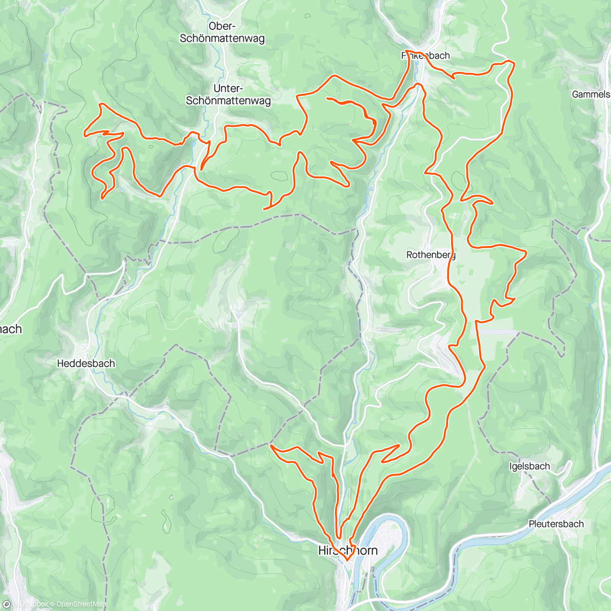 Kaart van de activiteit “Neckarcross 🥉”